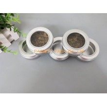 80g Metal Aluminum Tea Tin Can with Window Screw Lid (PPC-ATC-80)